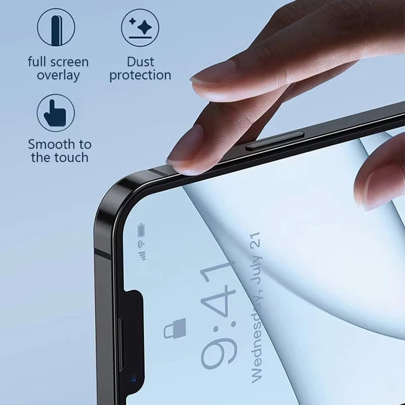 9H Tempered Glass for iPhone 15/14/13/12/11/XS/XR/Max