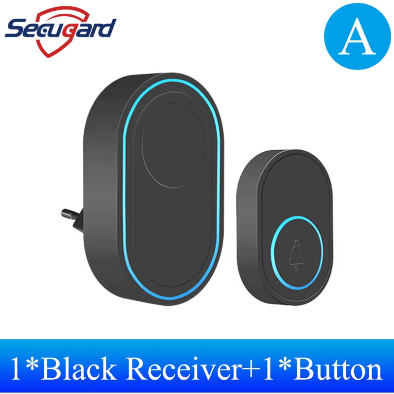 Wireless Outdoor Doorbell with Music Melody & Security Alarm