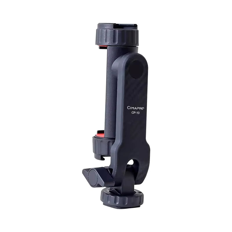 Vertical Phone Mount Clamp for Vlog Shooting & Tripod
