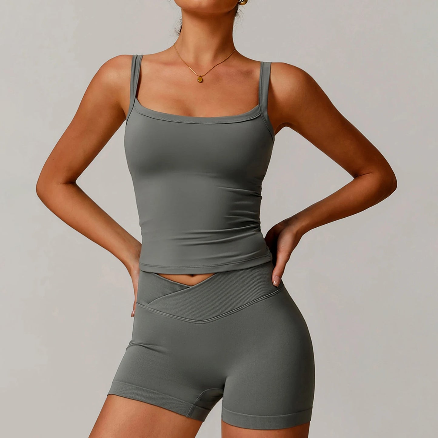 Brushed Vest Fitness Clothing Bra Women Cloudy High Intensity Sports Underwear Sling Gym Workout Breathable Back Yoga Tank Top