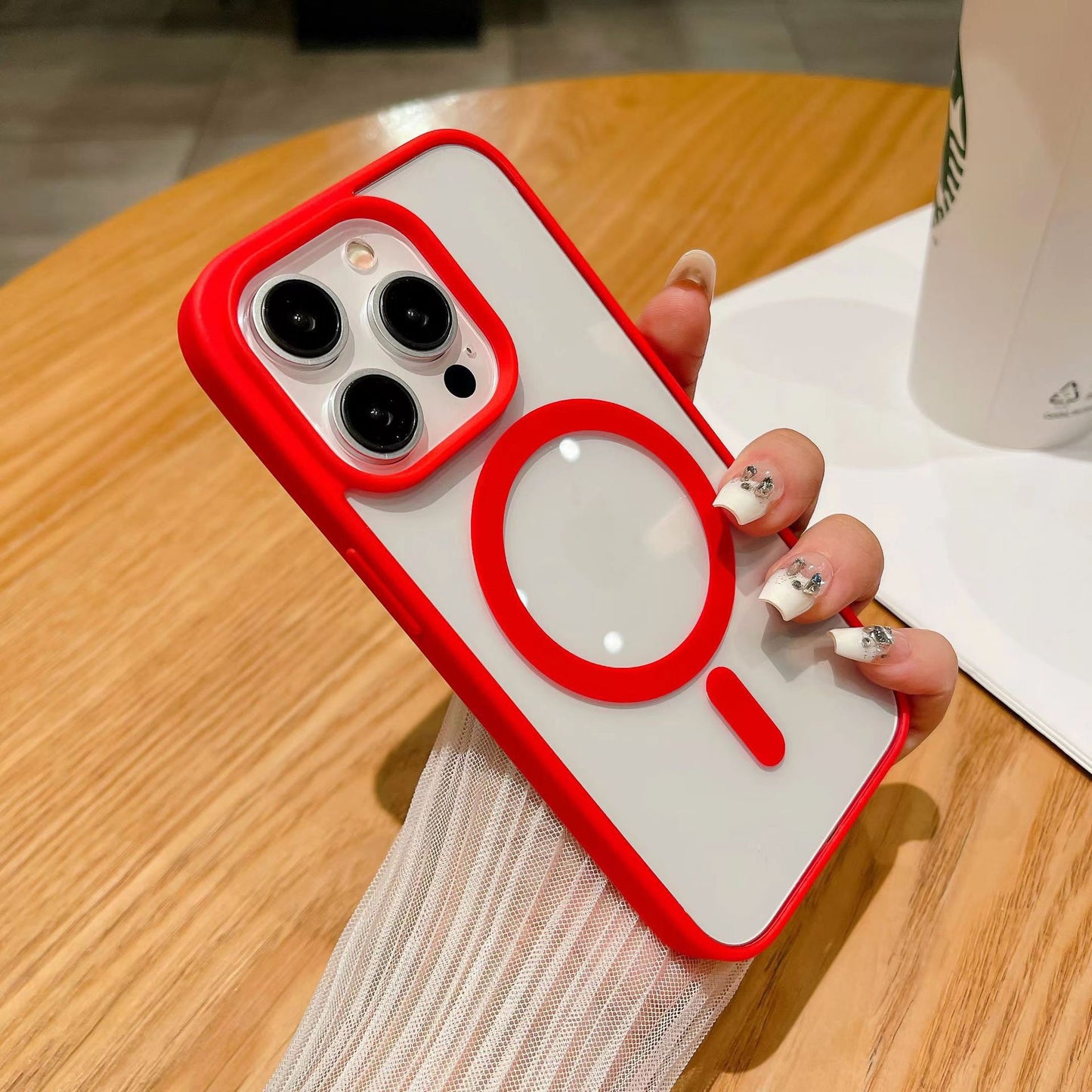 Shockproof Magnetic Hybrid Phone Case for iPhone 16 Series