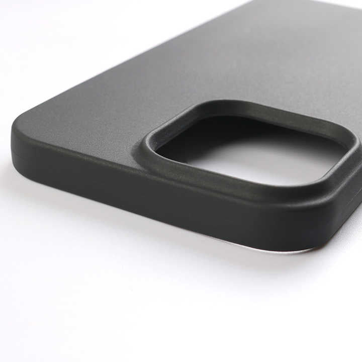 Black Matte Soft Silicone Phone Case for iPhone (All Models)