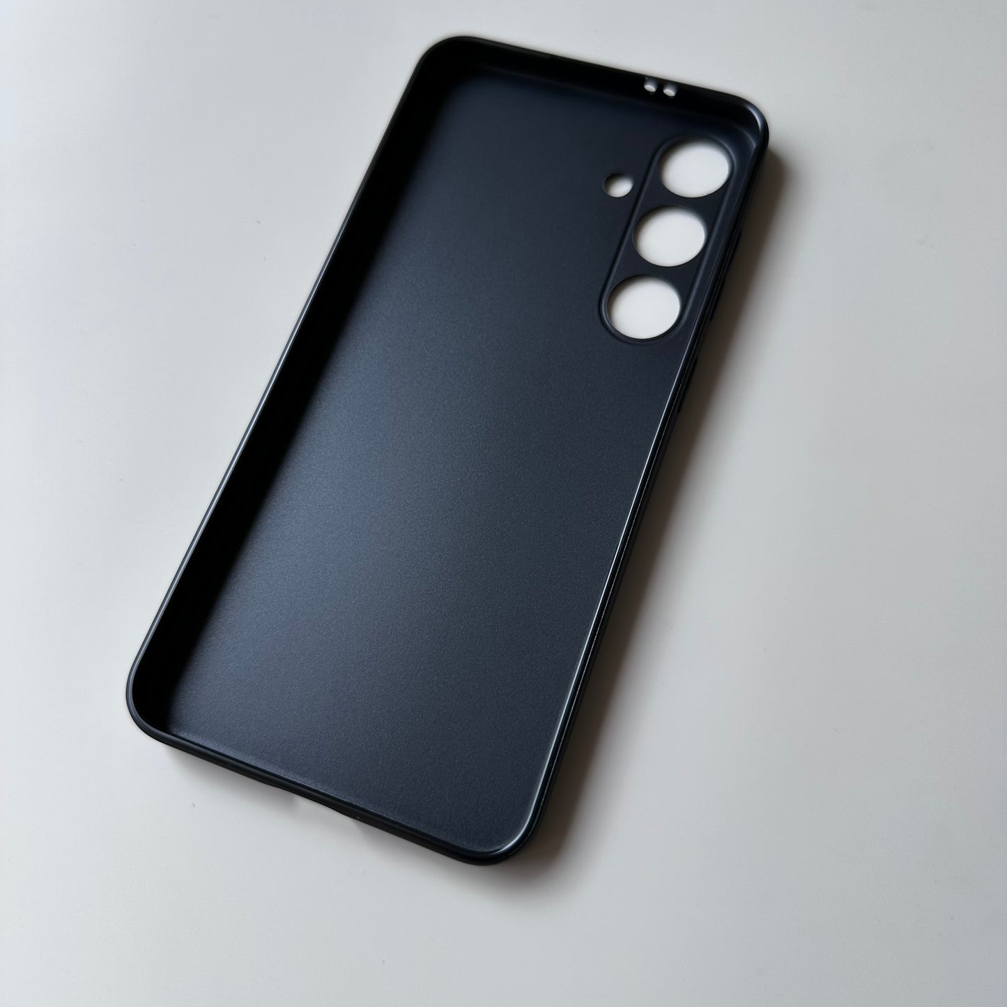 Matte Black Shockproof TPU Phone Case for Samsung Galaxy S24 Series