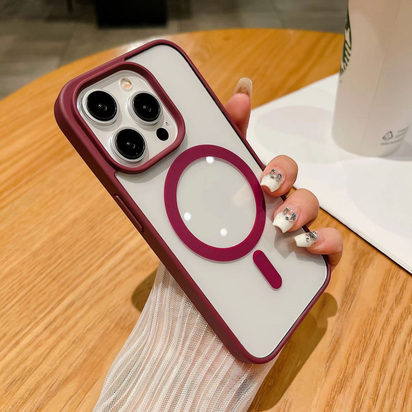 Shockproof Magnetic Hybrid Phone Case for iPhone 16 Series