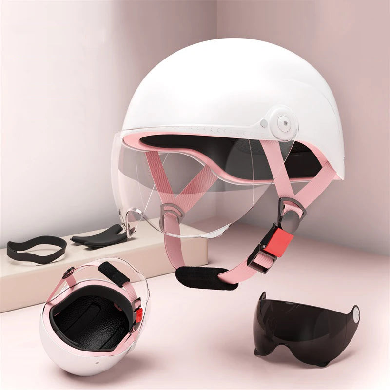 3C Certified Safety Helmet – Four Seasons Universal Motorcycle & Bicycle Helmet for Men and Women