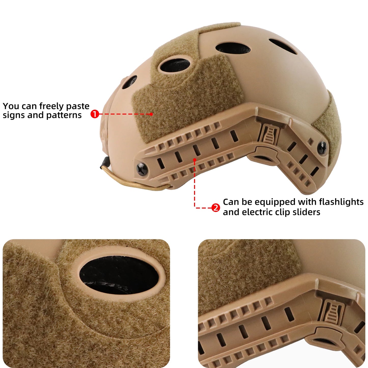 Tactical Fast PJ Helmet – Airsoft, Paintball & Hunting Protective Gear