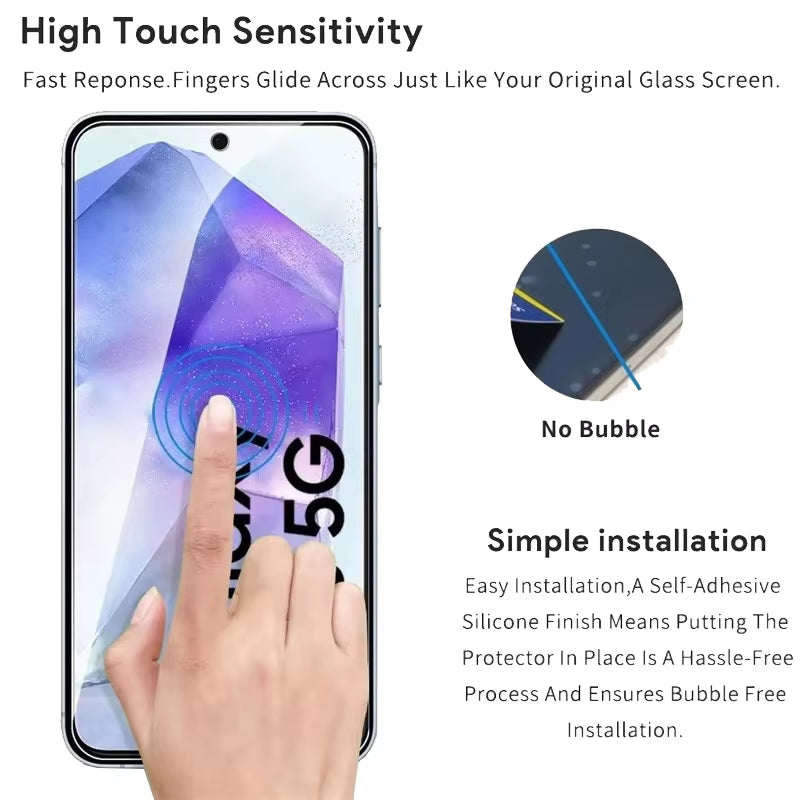 5PCS Tempered Glass for Galaxy A Series A55/A35/A14/A54