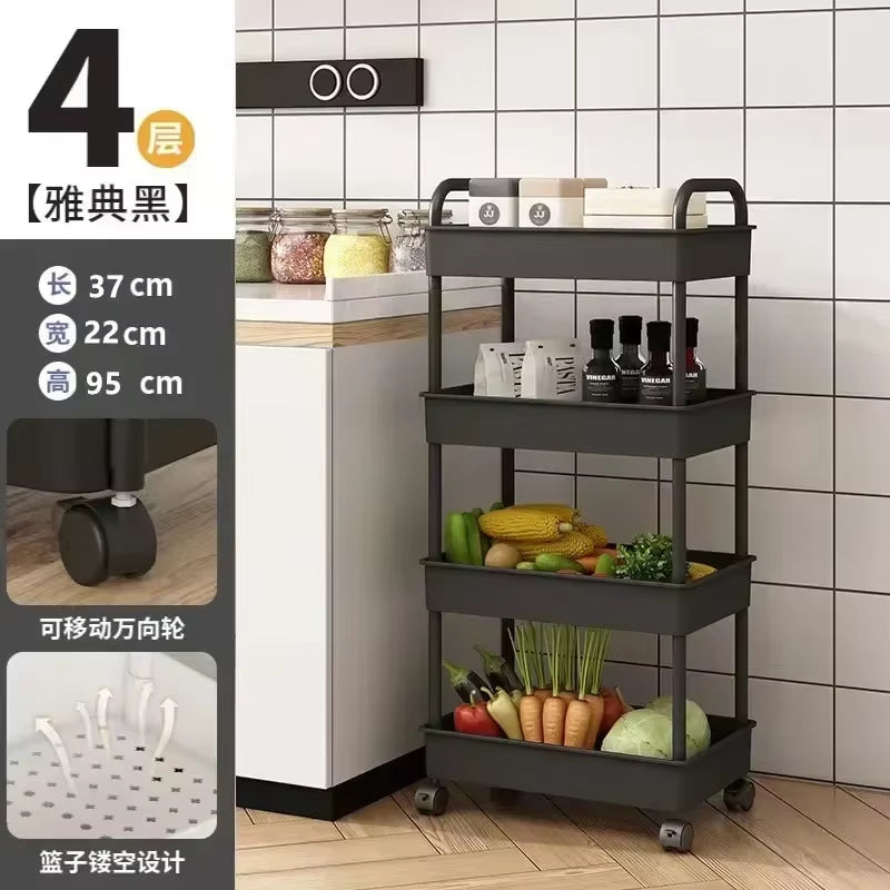 Multi-Functional Storage Shelf for Kitchen, Bathroom, Office