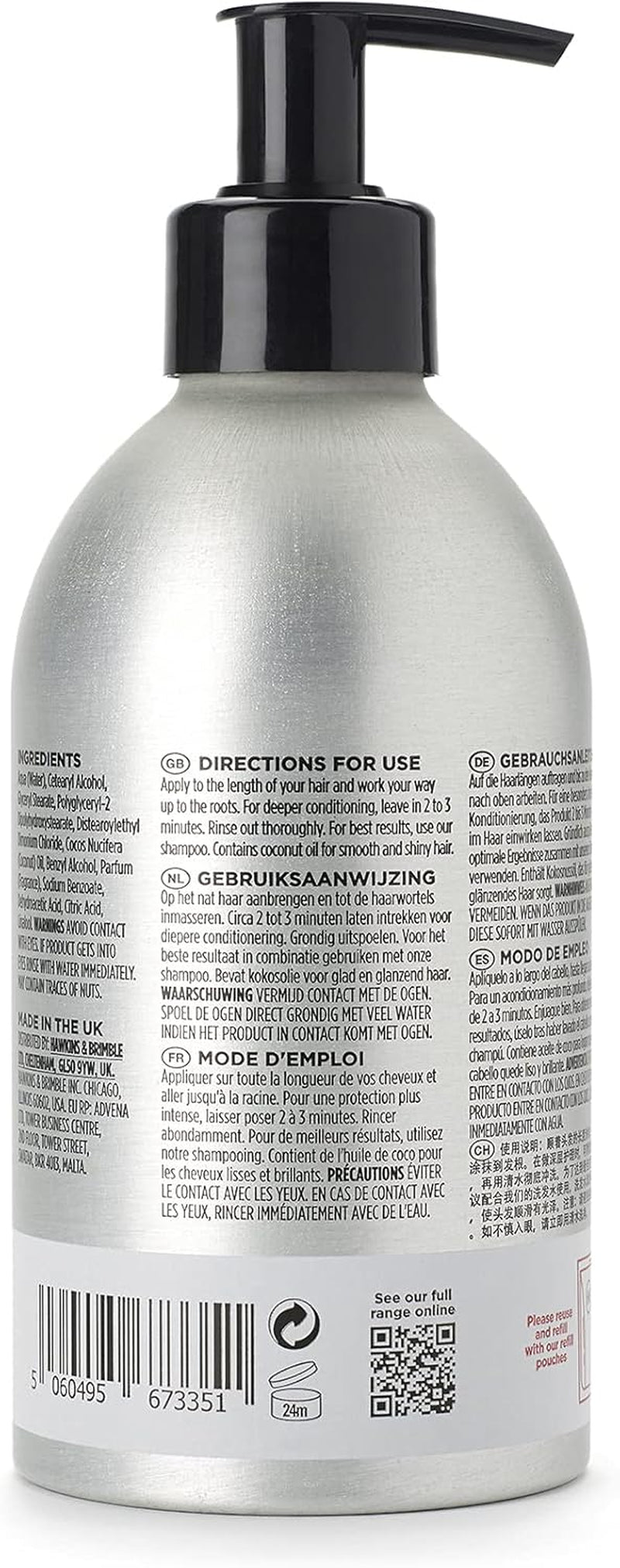 Eco Refill Hydrating Conditioner 300ml-Reusable Bottle for Men