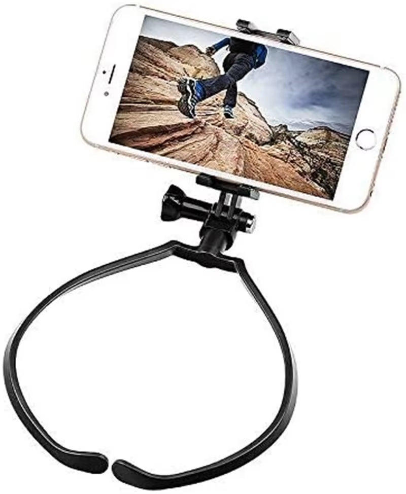 Hands-Free Neck Holder for iPhone, Samsung & GoPro