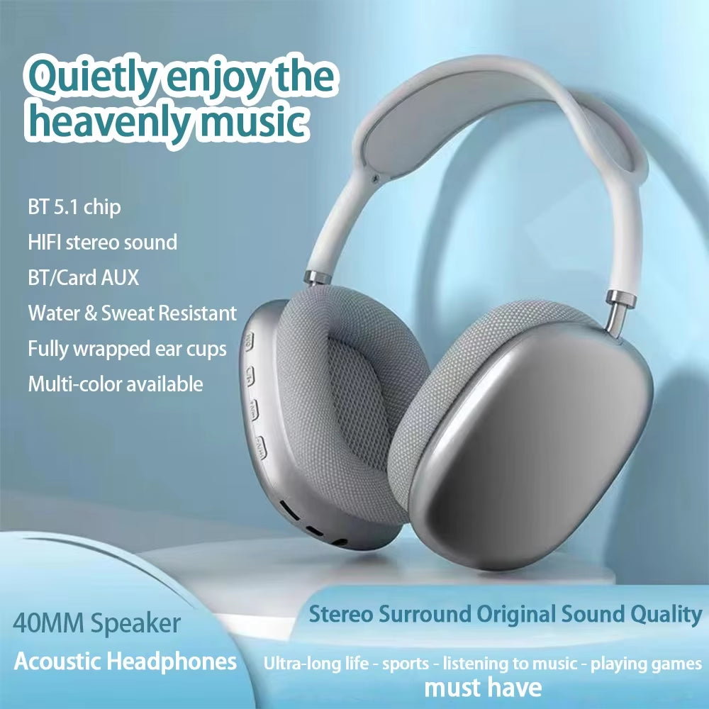 P9 Wireless Bluetooth Sports Gaming Headset with Mic