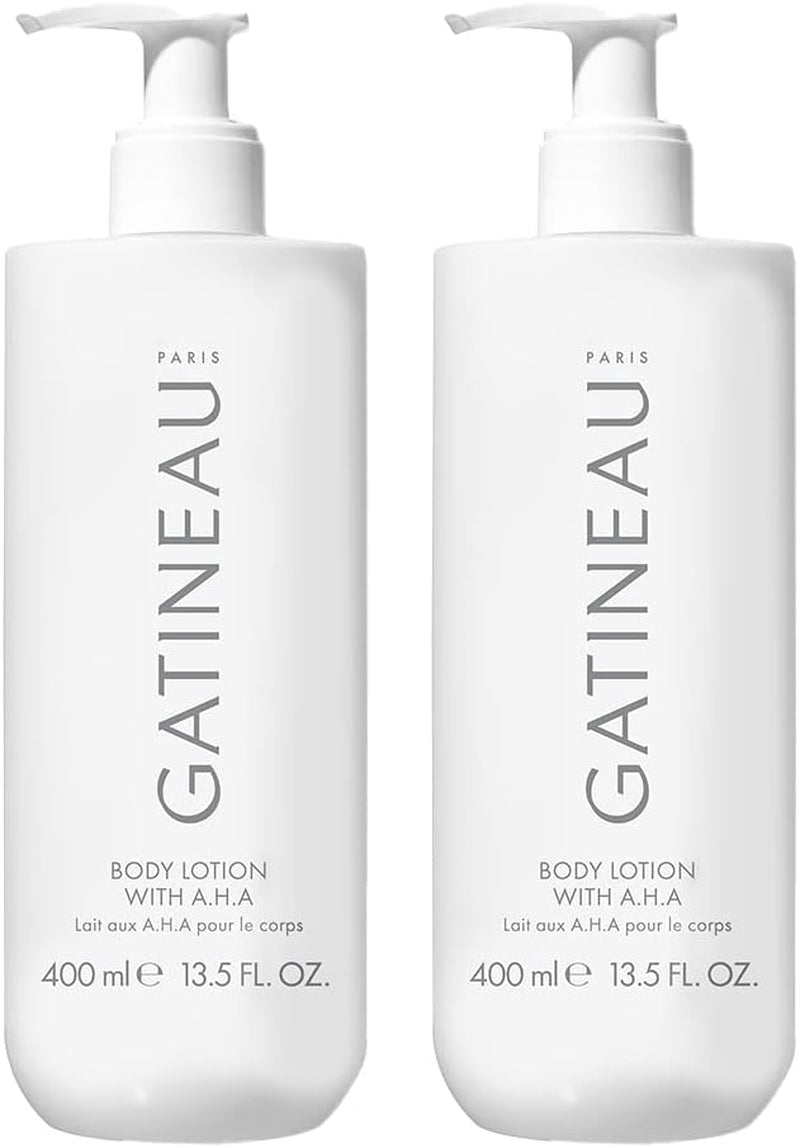 AHA Body Lotion Duo: Hydrating Cream with Shea Butter, 400ml x2