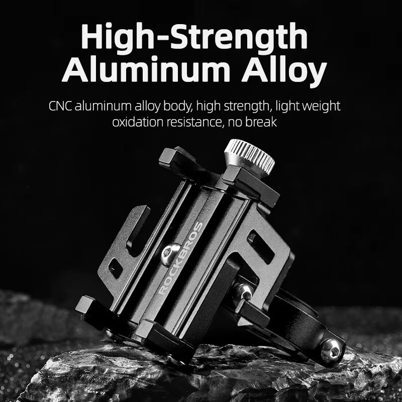 Motorcycle Bike Phone Holder CNC Aluminum Alloy 5-Claws