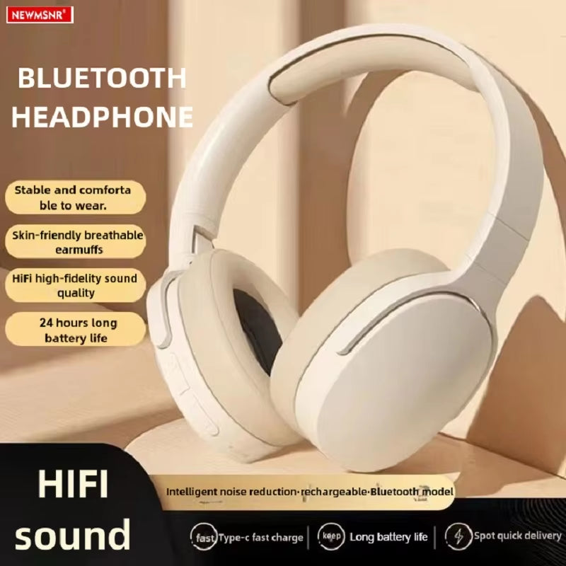 P2961 Wireless Bluetooth 5.3 Over-Ear Headphones with Mic