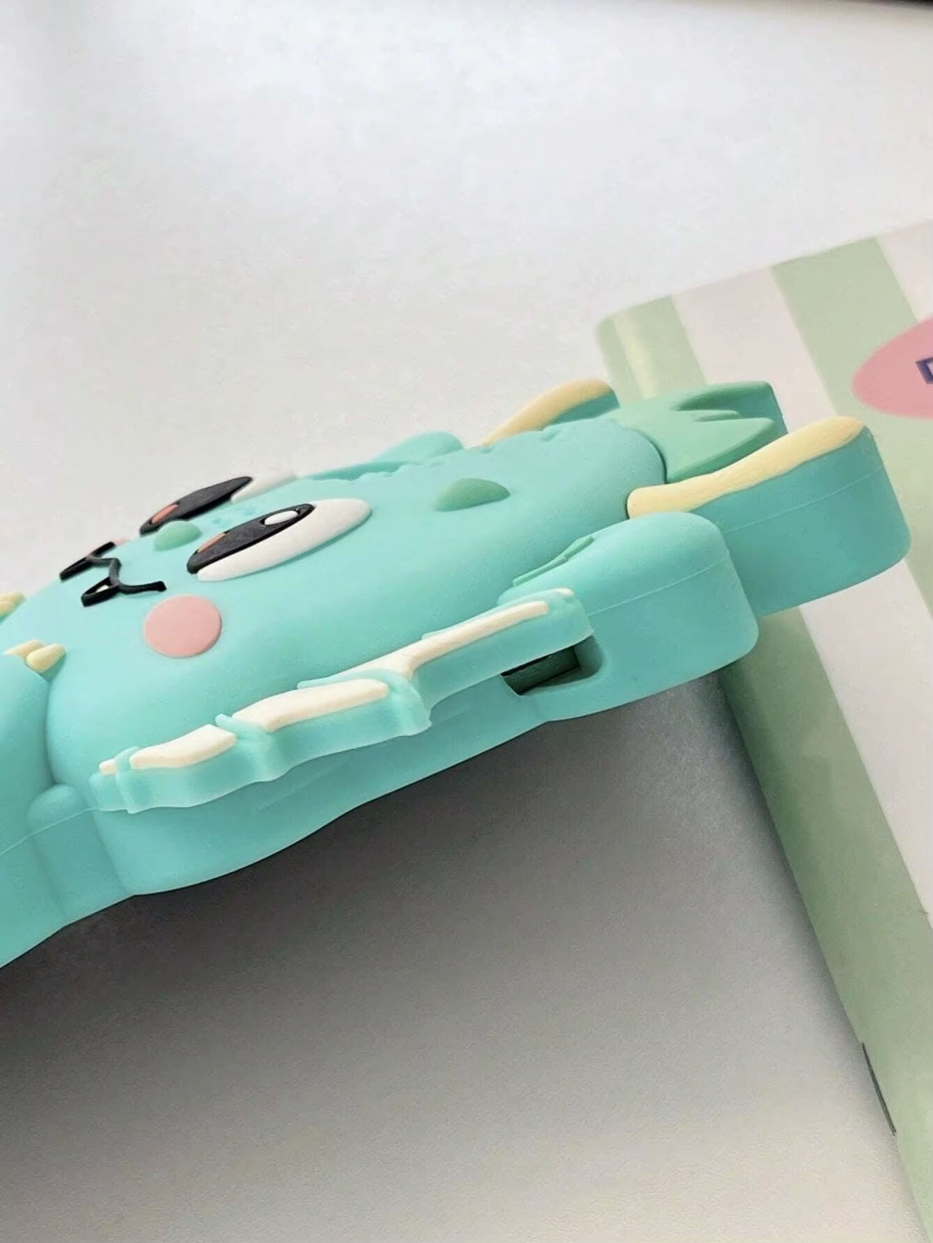 Soft Silicone Dragon Baby Phone Case - Light Blue, Kawaii