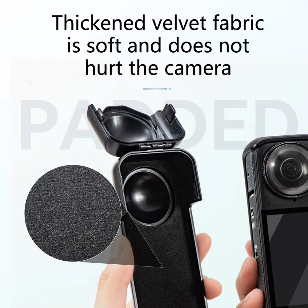 "Anti-Scratch Protector Case & Lens Cover for X4 Camera"