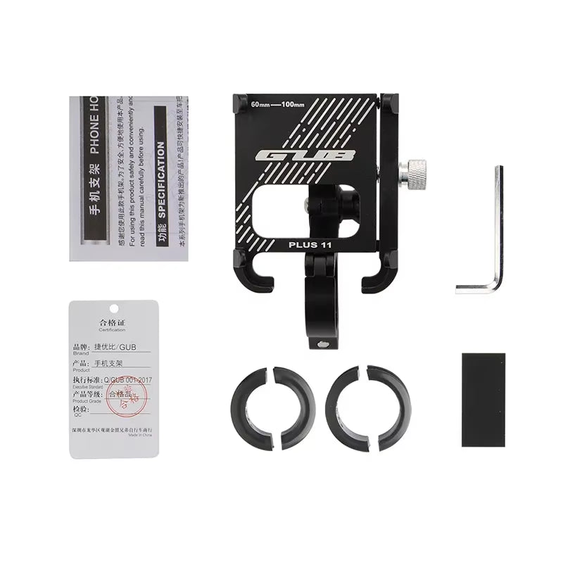 Plus 11 Bike Phone Holder 3.5-6.8" MTB Motorcycle Mount
