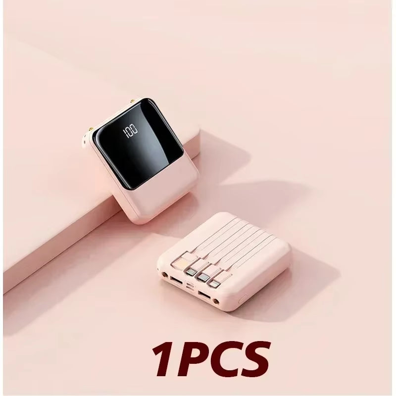 100000mAh 4-Wire Power Bank, Fast Charging, Ultra-Thin