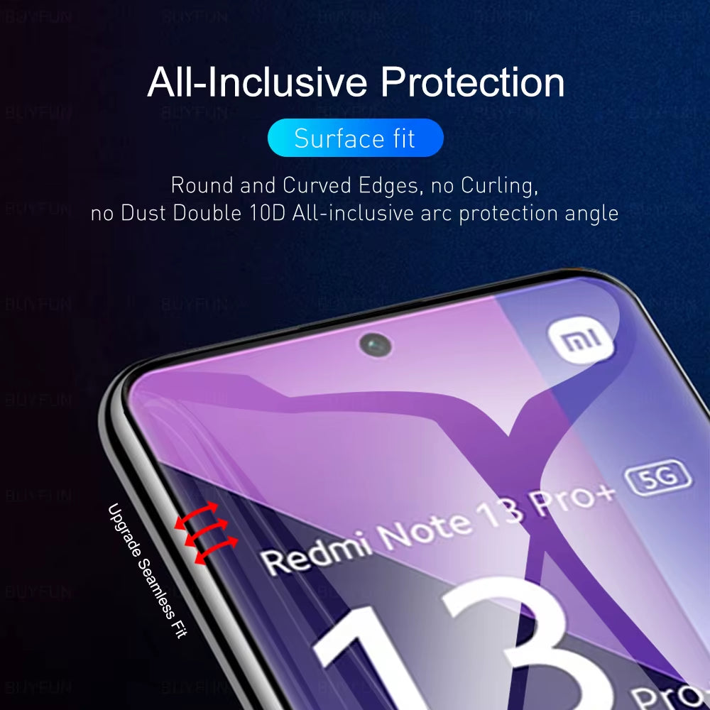 6-in-1 Hydrogel Film & Camera Glass for Redmi Note 13 Pro+