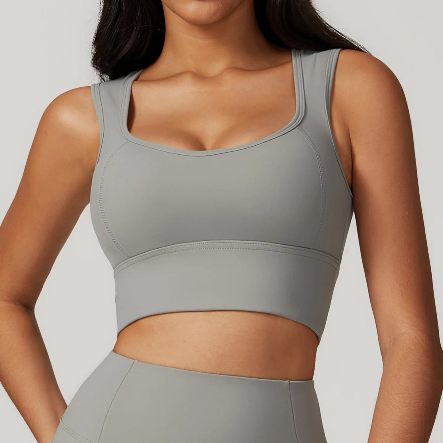 Women Clothes Breathable Sports Bra Absorb Sweat Shockproof Padded Gym Workout Running Fitness Yoga Bra Push Up Sports Underwear