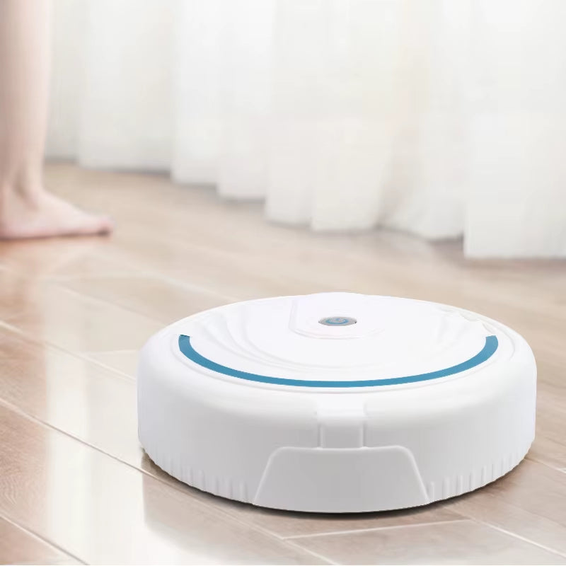 5-in-1 Mini Robot Vacuum – USB Rechargeable, Wet & Dry Cleaning