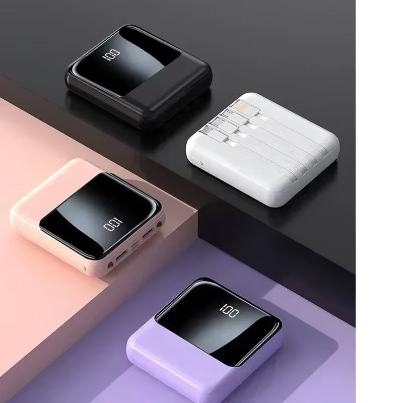 100000mAh 4-Wire Power Bank, Fast Charging, Ultra-Thin