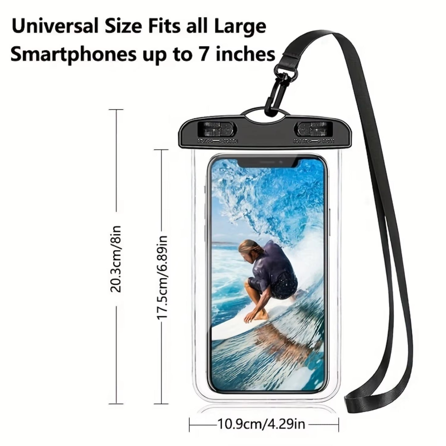 Universal Waterproof Phone Pouch - Keep Your Phone Safe & Dry!