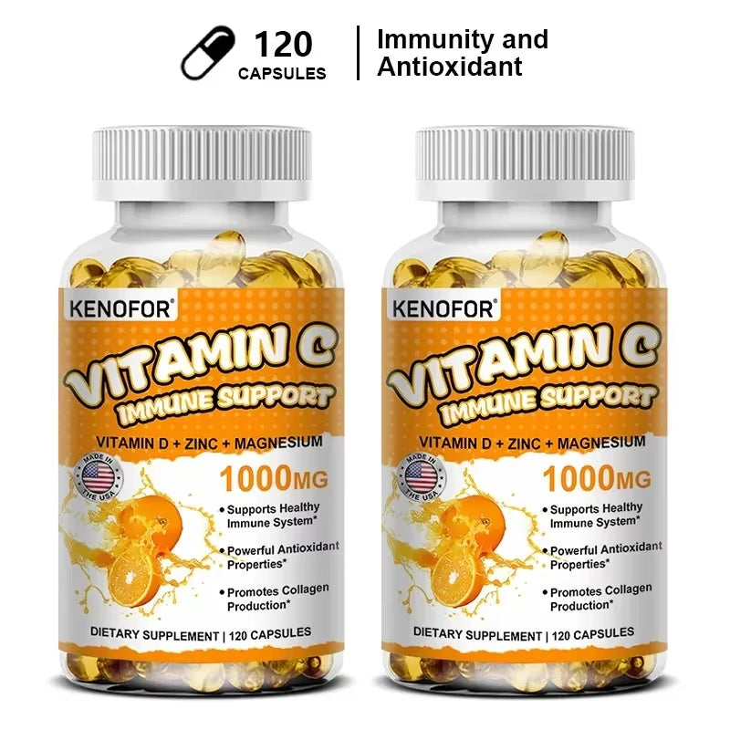 Vitamin C Supplement – Immune Support, Collagen & Skin Health
