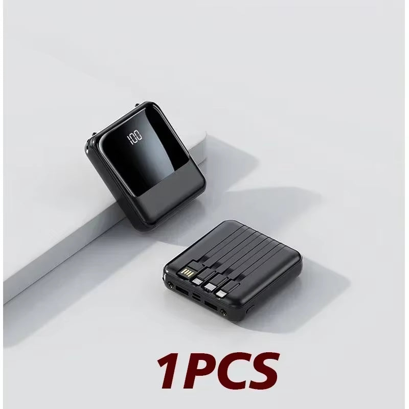 100000mAh 4-Wire Power Bank, Fast Charging, Ultra-Thin