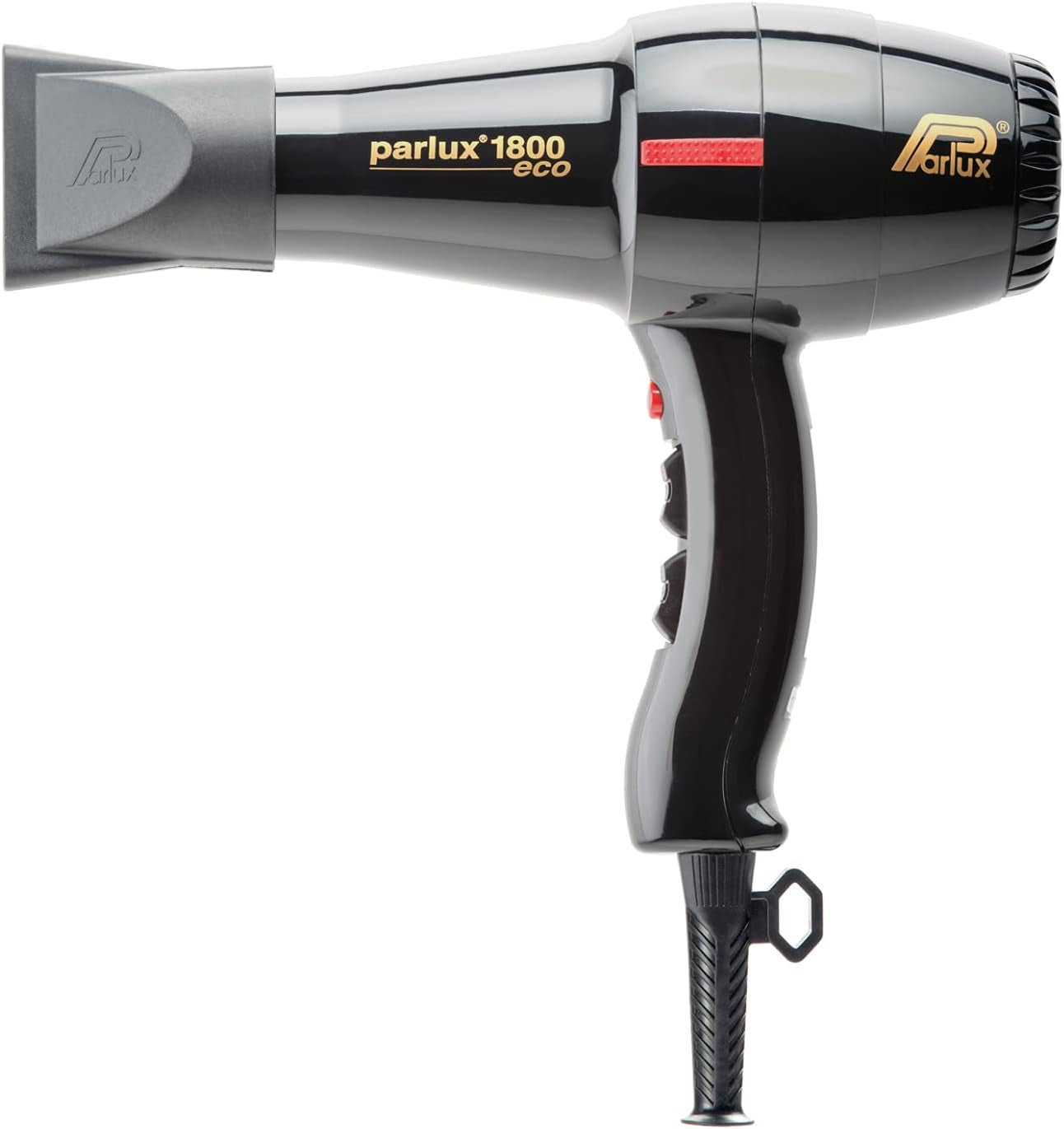 1800 Eco Friendly 1280 Watt Hair Dryer, Black