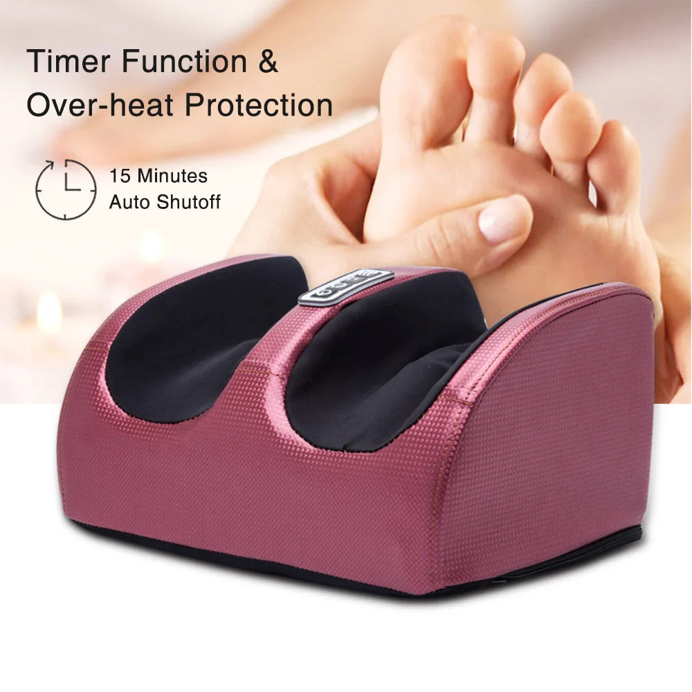 Electric Foot Massager with Heat & Shiatsu Therapy