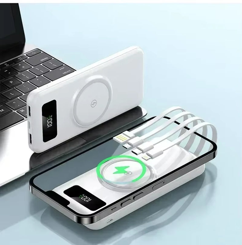 200000mAh Wireless Power Bank Fast Charging for Apple/Samsung