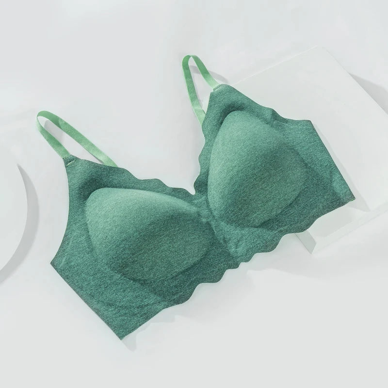 Women's Comfy Breathable Push-Up Sports Bra – Wireless & Seamless