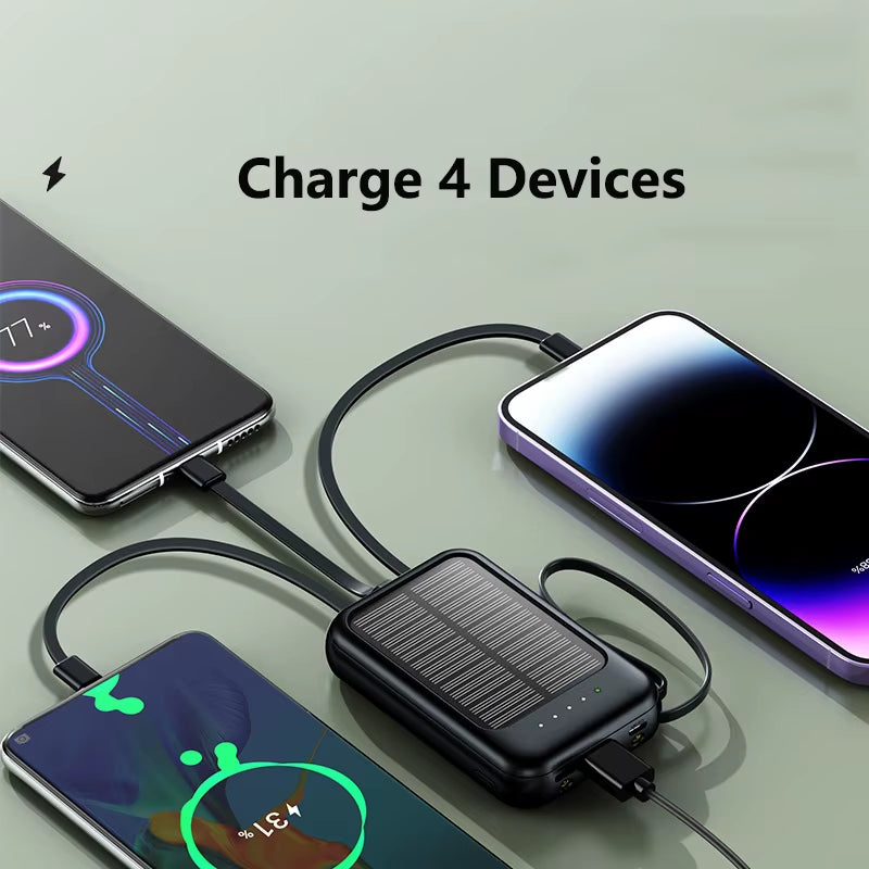 Xiaomi 50000mAh Solar Power Bank 4-in-1 with LED Lights