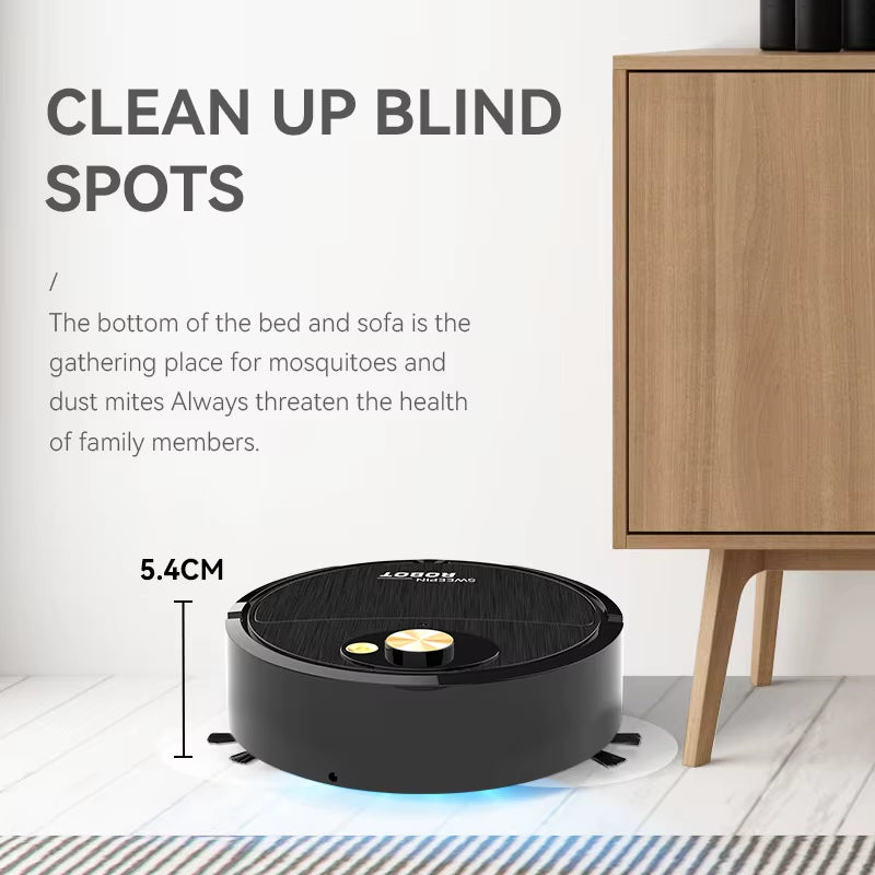 USB Charging Robot Vacuum – Pet Hair, Floors, Carpets