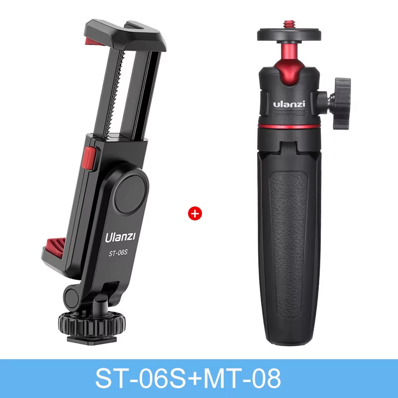 ST-06S Vertical Phone Mount for DSLR, Tripod & Vlog Shooting