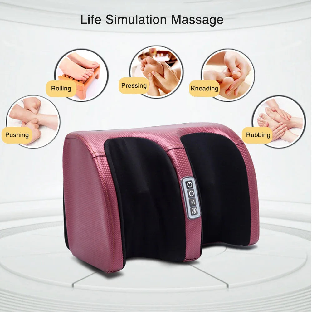 Electric Foot Massager with Heat & Shiatsu Therapy