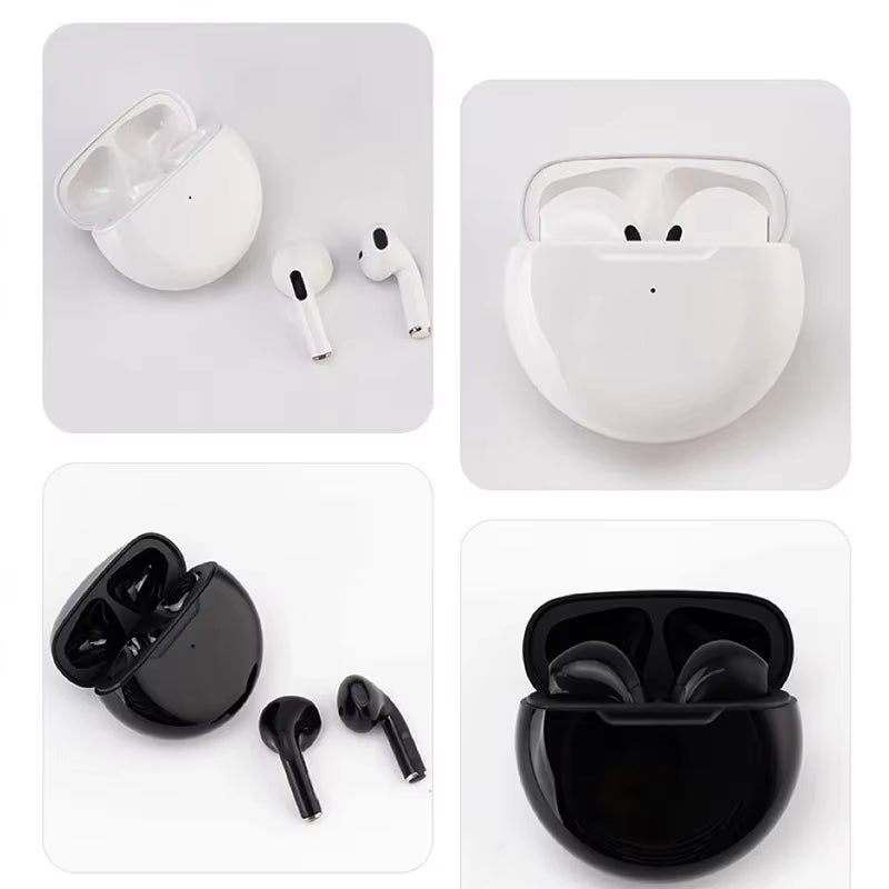Pro6 TWS Touch Control Bluetooth 5.0 Wireless Earbuds