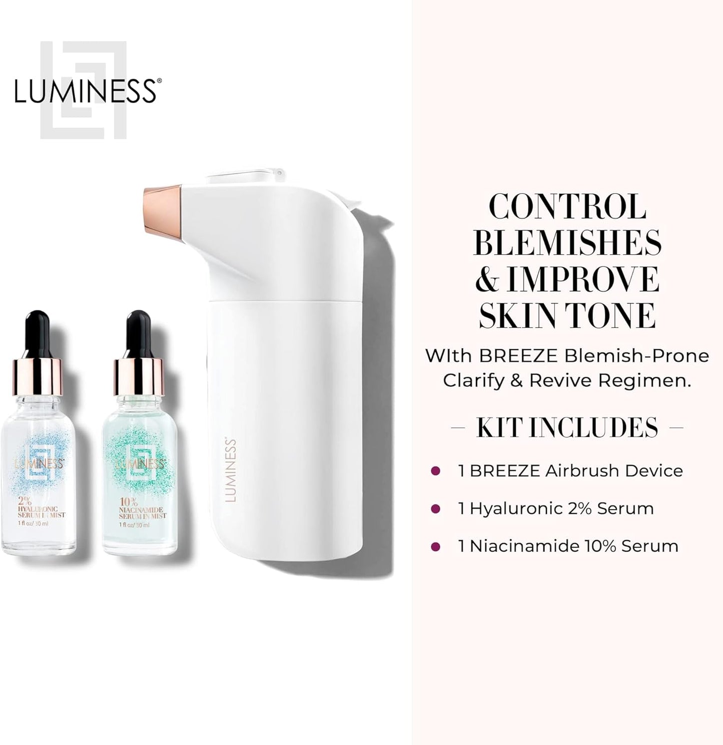 Breeze Airbrush Skincare – Hydrate, Clarify & Target Blemishes