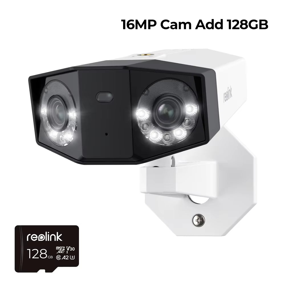 Reolink 4K Dual-Lens 16MP POE IP Camera 180° View