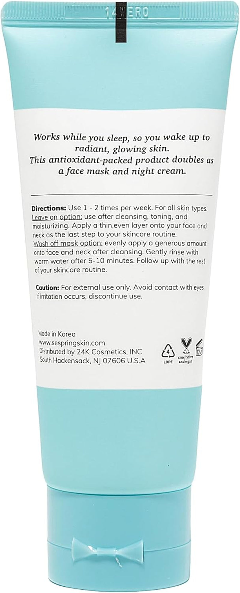 Dreamy Glow Camellia Sleeping Mask – Vegan Korean Skincare