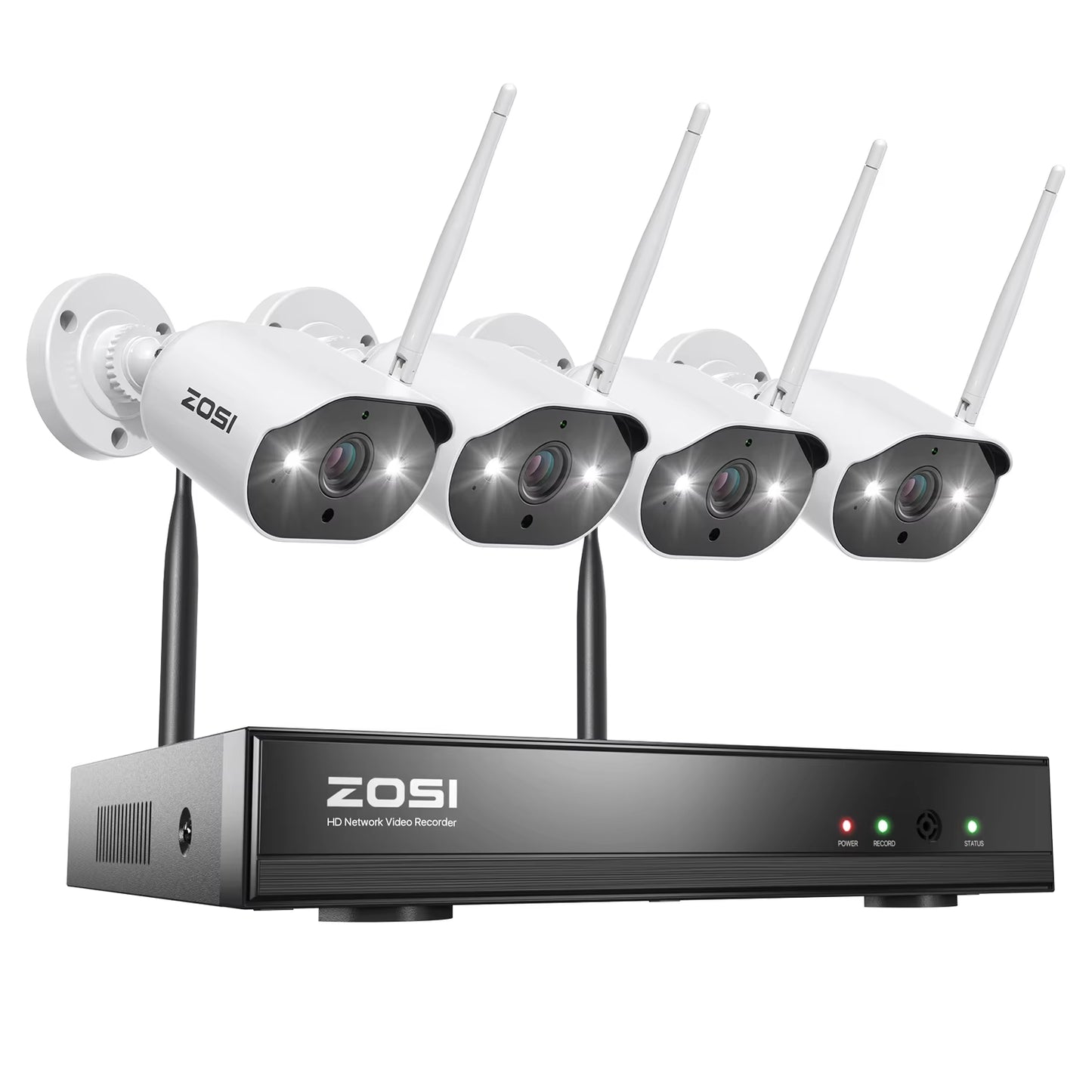 3MP Wireless Security System with 8CH H.265 NVR & Cameras
