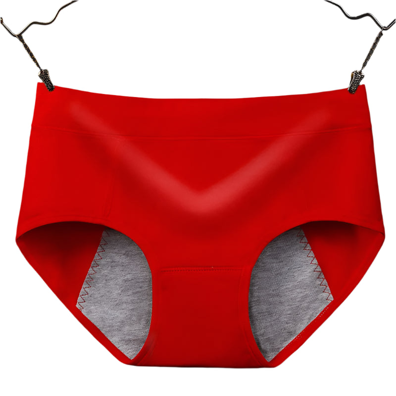 Women's Cotton Menstrual Underwear – Breathable Mid-Rise Period Panties for Comfort & Protection