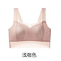 Summer ultra-thin no-mark underwear women's large breasts show small side breast strapless anti-go bra ice silk sling vest
