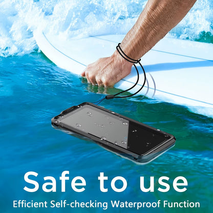 "Shockproof Waterproof Phone Case 6.9'' with Stand & Protection"