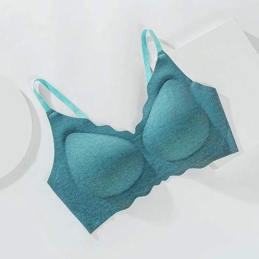 Women's Comfy Breathable Push-Up Sports Bra – Wireless & Seamless
