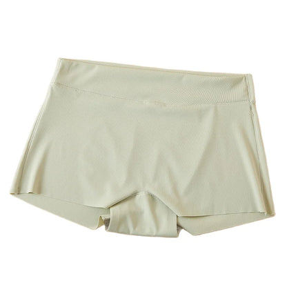 Women’s Seamless Safety Shorts – Ice Silk, Anti-Friction Boyshorts