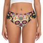 Custom Womens Day Of The Dead Gothic Panties Underwear Female Stretch Mexican Sugar Skull Briefs Underpants
