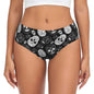 Custom Womens Day Of The Dead Gothic Panties Underwear Female Stretch Mexican Sugar Skull Briefs Underpants