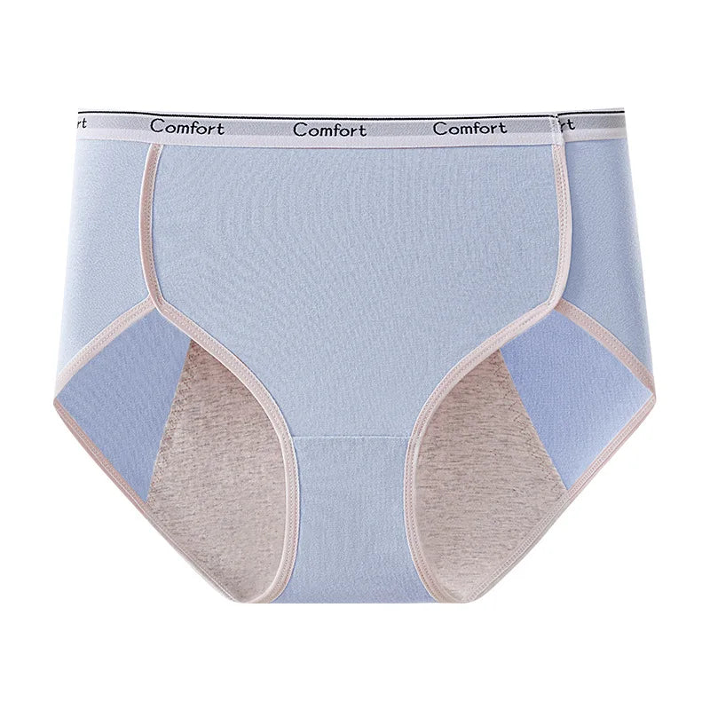 Women's Leakproof Menstrual Underwear – High-Waist Cotton Period Panties for Comfort & Protection